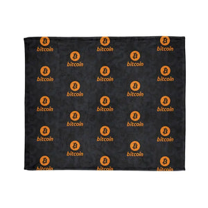 Home Decor - Bitcoin Soft Polyester Blanket - Crypto Comfort - Dipaliz 50’’ × 60’’