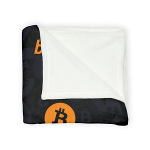 Home Decor - Bitcoin Soft Polyester Blanket - Crypto Comfort - Dipaliz