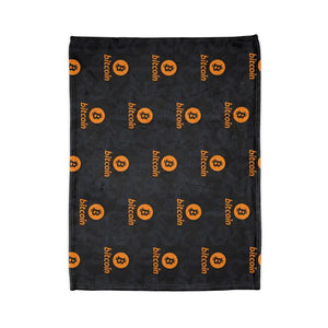 Home Decor - Bitcoin Soft Polyester Blanket - Crypto Comfort - Dipaliz