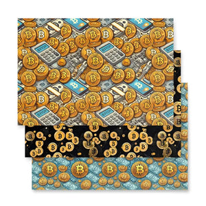 Paper Products - Bitcoin Wrapping - Cryptocurrency Gift Wrap - Dipaliz