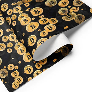 Premium Bitcoin Wrapping Paper - Eco-friendly Gifts - Dipaliz