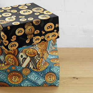 Premium Bitcoin Wrapping Paper - Eco-friendly Gifts - Dipaliz