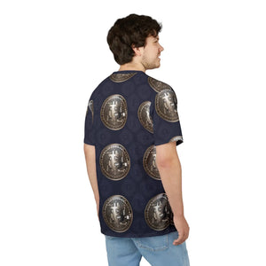 Gold Bitcoin Currency Unisex Tee - Microfiber Knit - Dipaliz - T-shirts - s
