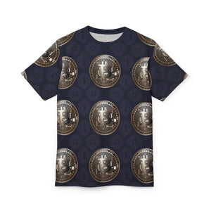 Gold Bitcoin Currency Unisex Tee - Microfiber Knit - Dipaliz - T-shirts - s