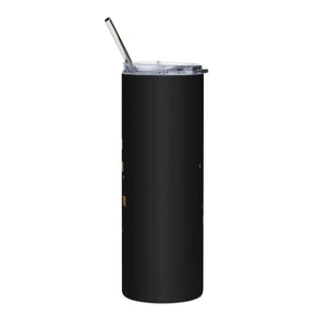Sleek Gold Skinny Tumbler - Bitcoin 20oz Stainless - Dipaliz - Tumblers