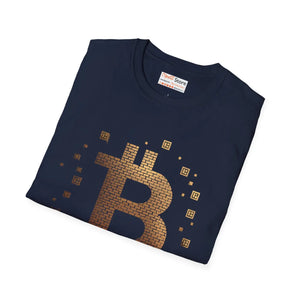 Luxury Bitcoin Gold Cotton Tee - Softstyle Unisex - Dipaliz - T-shirts - s