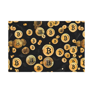 Bitcoin Lover Gift Wrap Papers Bold Crypto Design - Dipaliz - Wrapping Paper