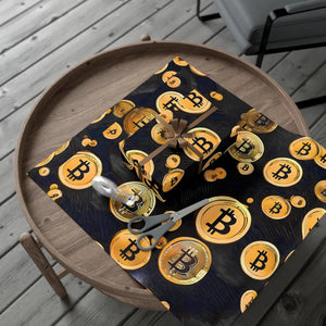 Vibrant Bitcoin Lover Gift Wrap Papers - Matte or Satin - Dipaliz - Wrapping Paper