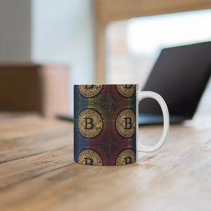 Bitcoin Stack Mug - Bold Sips for Trendy Coffee Lovers - Dipaliz - 11oz - Mugs