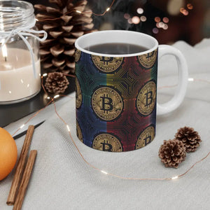 Bitcoin Stack Mug - Bold Sips for Trendy Coffee Lovers - Dipaliz - 11oz - Mugs