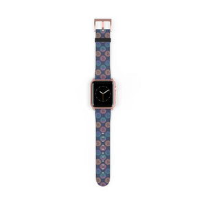 Trendy Bitcoin Pattern Watch Band Faux Leather - Dipaliz - Bands