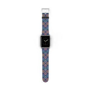 Trendy Bitcoin Pattern Watch Band Faux Leather - Dipaliz - Bands