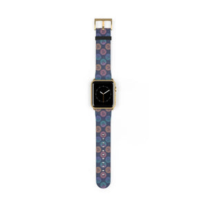 Trendy Bitcoin Pattern Watch Band Faux Leather - Dipaliz - Bands