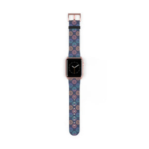 Trendy Bitcoin Pattern Watch Band Faux Leather - Dipaliz - Bands