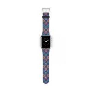 Trendy Bitcoin Pattern Watch Band Faux Leather - Dipaliz - Bands