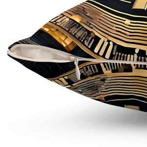 Spun Polyester Square Pillow - Bold Cozy Style - Dipaliz - Throw Pillows