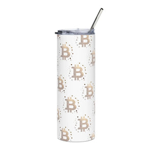 Bitcoin Stainless Steel Tumbler - Crypto Lovers - Dipaliz - Tumblers
