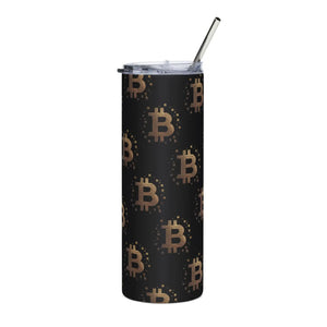 Bitcoin Stainless Steel Tumbler - Crypto Lovers - Dipaliz - Tumblers