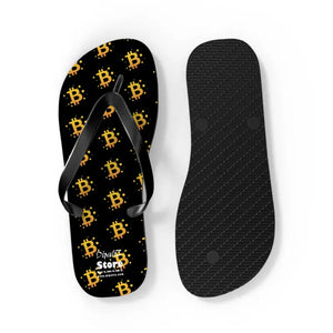 Bitcoin Flip Flop - Bold Symbol Beach Summer Style - Dipaliz - Slippers