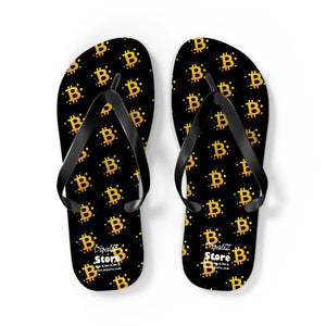 Bold Bitcoin Flip Flop - Summer Beach Style - Dipaliz - Slippers
