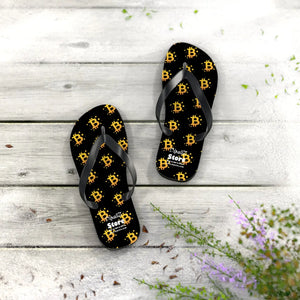 Bold Bitcoin Flip Flop - Summer Beach Style - Dipaliz - Slippers