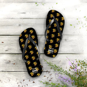 Bold Bitcoin Flip Flop - Summer Beach Style - Dipaliz - Slippers