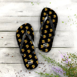 Bold Bitcoin Flip Flop - Summer Beach Style - Dipaliz - Slippers
