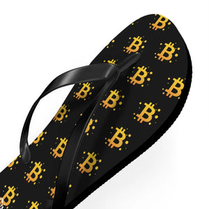 Bold Bitcoin Flip Flop - Summer Beach Style - Dipaliz - Slippers
