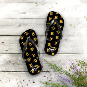 Bold Bitcoin Flip Flop - Summer Beach Style - Dipaliz - Slippers
