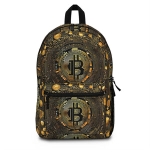 Lightweight Bitcoins Backpack - Urban Street Style - Dipaliz - Backpacks