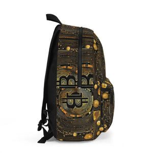 Lightweight Bitcoins Backpack - Urban Street Style - Dipaliz - Backpacks