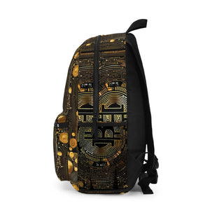 Lightweight Bitcoins Backpack - Urban Street Style - Dipaliz - Backpacks
