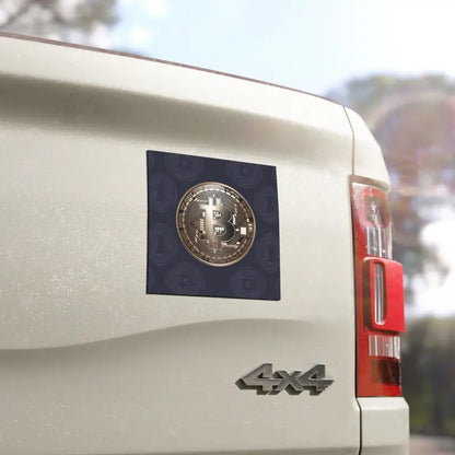 Revamp your Ride with Stylish Bitcoin Car Magnets - Home Decor