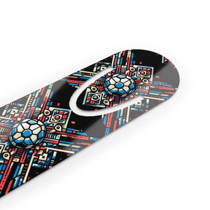 Sleek Aluminum Bookmark - Black Abstract Geometric - Dipaliz - Bookmarks