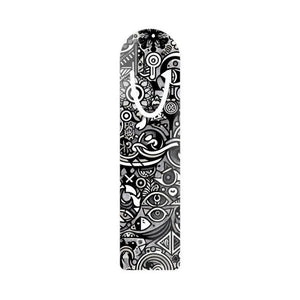 Stylish Black Abstract Pattern Bookmark Aluminum - Dipaliz - Bookmarks