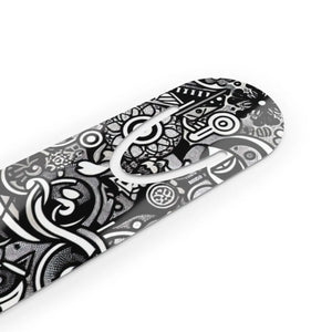 Stylish Black Abstract Pattern Bookmark Aluminum - Dipaliz - Bookmarks