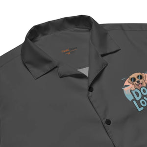 Cool Unisex Button Shirt - Bold Dog Lover Emblem - Dipaliz - Shirts - 2xs