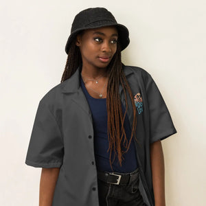 Cool Unisex Button Shirt - Bold Dog Lover Emblem - Dipaliz - Shirts - 2xs