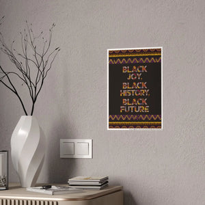 Juneteenth Gloss Posters - Black Joy High-gloss Paper Art - Dipaliz - Poster