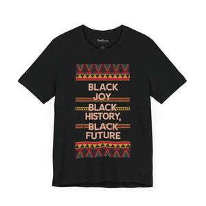 Black Joy Unisex Jersey Tee – Celebrate Juneteenth - Dipaliz - T-shirts - s