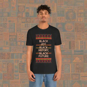 Black Joy Unisex Jersey Tee – Celebrate Juneteenth - Dipaliz - T-shirts - s