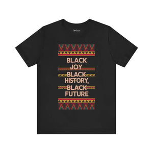 Black Joy Unisex Jersey Tee – Celebrate Juneteenth - Dipaliz - T-shirts - s