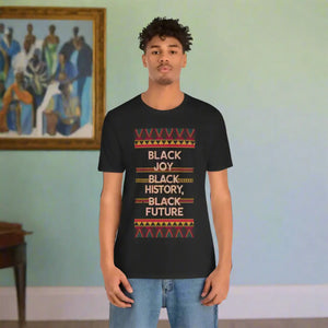 Black Joy Unisex Jersey Tee – Celebrate Juneteenth - Dipaliz - T-shirts - s