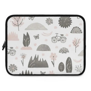 Laptop Sleeve - Black Polyester Nature Design - Dipaliz - 15’’ - Bags