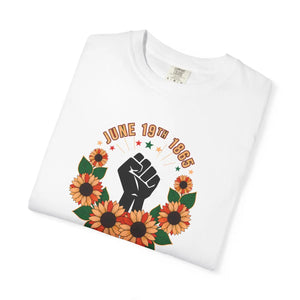 Black Power Sunflower Graphic Tee Cotton - Dipaliz - T-shirts