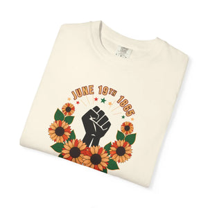 Black Power Sunflower Graphic Tee Cotton - Dipaliz - T-shirts