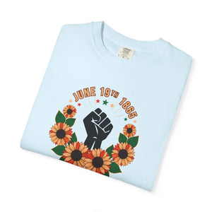 Black Power Sunflower Graphic Tee Cotton - Dipaliz - T-shirts