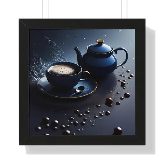 Revitalize your Space with Black Tea Framed Vertical Poster - 16″ x