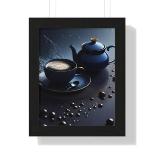 Framed Vertical Poster - Bold Fashion Wall Art - Dipaliz - 11’’ x 14’’ / Black - Posters Prints & Visual Artwork