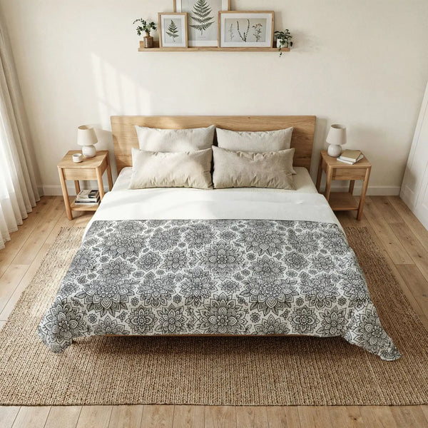 Modern Cotton Comforter - Geometrical Pattern - Dipaliz - Home Decor